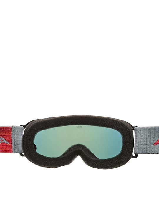 Alpina Pheos HM Masca de schi și snowboard Pentru copii Alb cu Lentilă în culoarea Violet