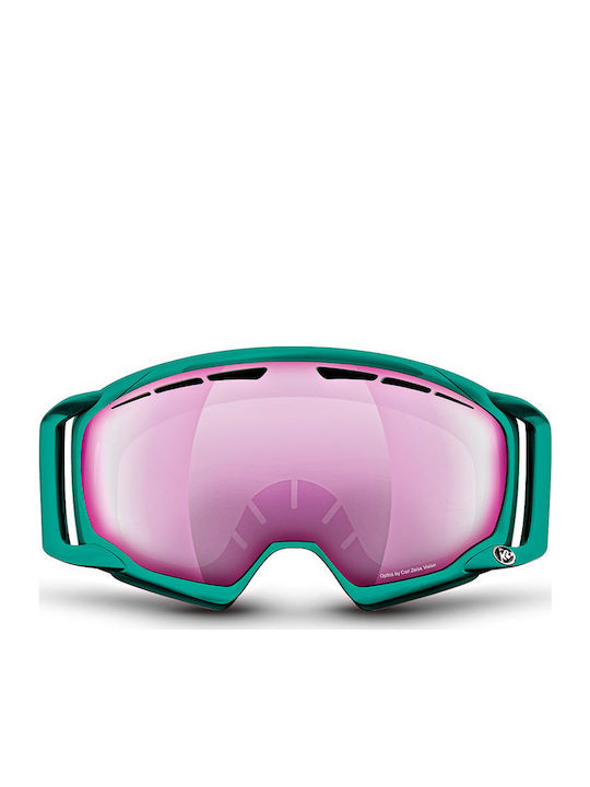 K2 Captura Ski- & Snowboardbrille Erwachsene Bunt mit Linse Spiegel in Rosa Farbe