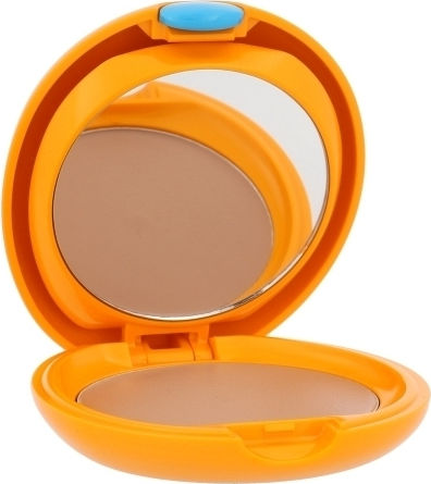 Shiseido Tanning Compact Foundation Wasserdicht Sonnencreme Pulver Gesicht SPF6 mit Farbe Natural 12gr