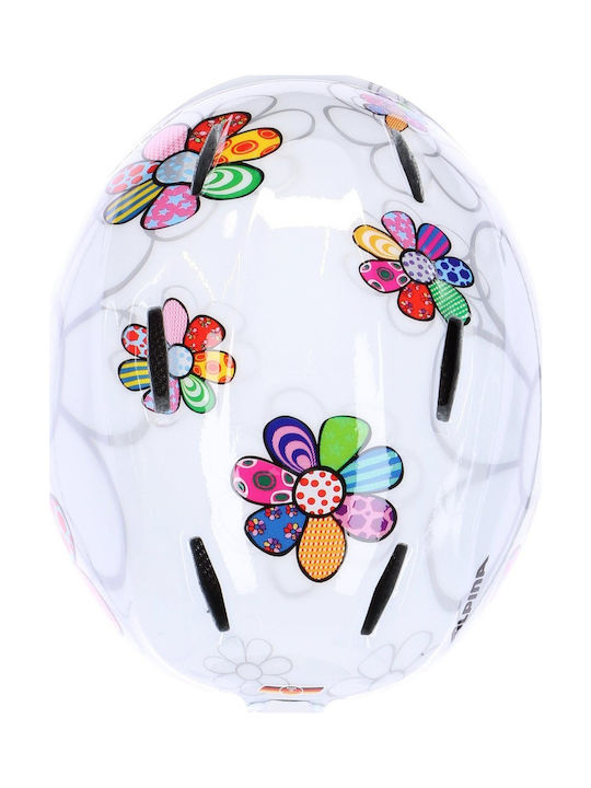 Alpina Carat LX Kinder Ski & Snowboard Helm Patchwork Flower