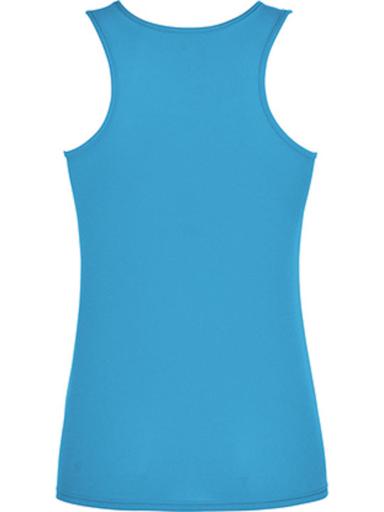 Fruit of the Loom Ladies Performance Women's Sleeveless Promotional Blouse Azure Blue