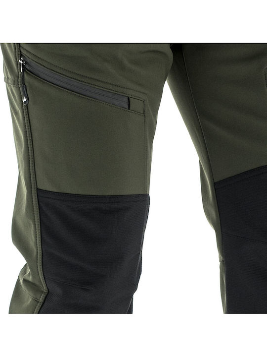 Apu Lhotse Softshell Men's Hiking Long Trousers Green