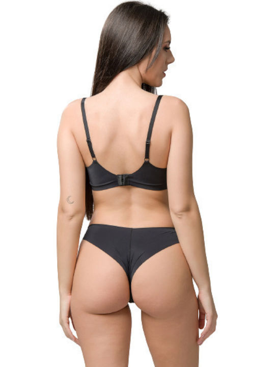 Every Wear -1 Damen Slip Nahtlos Schwarz
