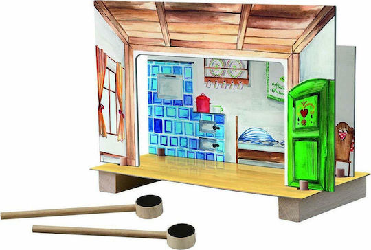 Detoa Set Puppet Theater Magnetic Little Red Riding Hood
