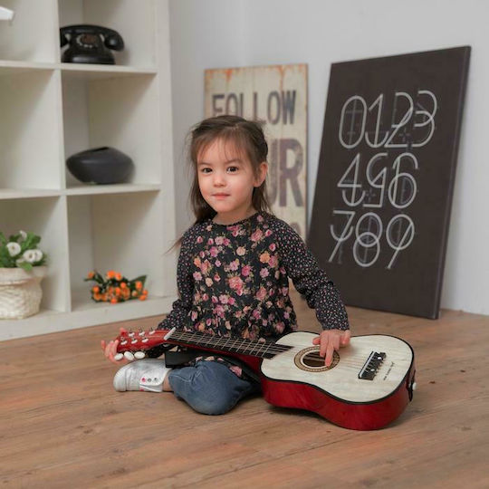 New Classic Toys Holz Gitarre De Luxe Für 3+ Jahre