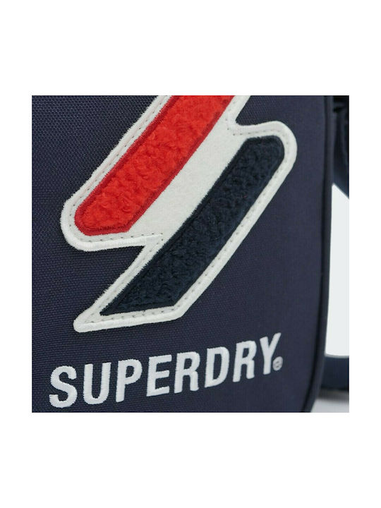 Sportstyle Side Men's Shoulder Crossbody Bag Navy Blue
