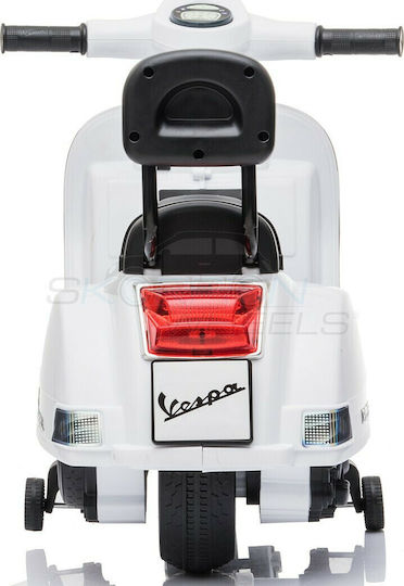 Лицензиран Vespa Piaggio Електрическо 6 волта Бял