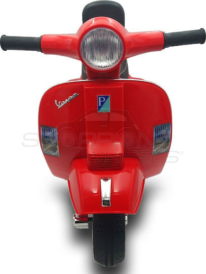 Παιδική Vespa Licensed Piaggio Ηλεκτροκίνητη 6 Volt Κόκκινη για 1+ ετών
