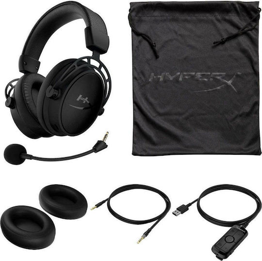 HyperX Cloud Alpha S Über Ohr Gaming-Headset mit Verbindung 3,5mm Schwarz