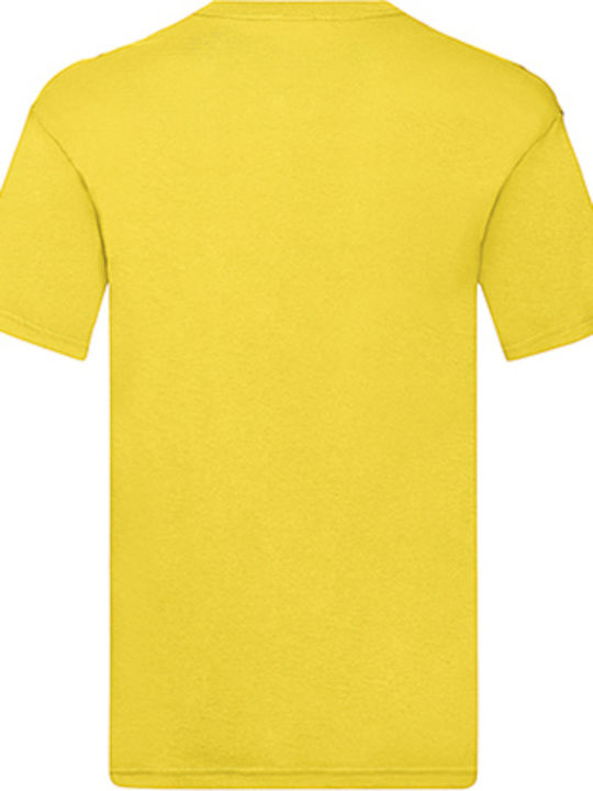 Fruit of the Loom Original T Men's Short Sleeve Promotional T-Shirt Yellow