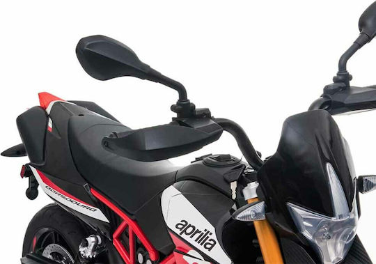 Kids Ride-On Motorbike Electric 12 Volt Black with Leather Seat for Ages 2-6 and 3+ Years