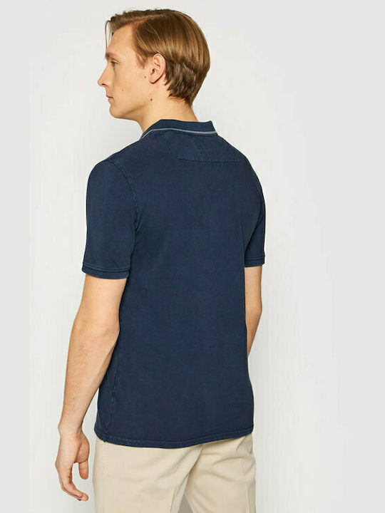 Guess Ανδρικό T-shirt Polo Navy