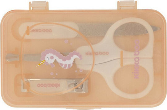 Kikka Boo Σετ Περιποίησης Νυχιών Μωρού Sea Horse Orange 3τμχ