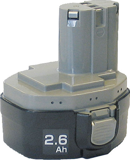 Makita Tool Battery NiMH 14.4V with Battery Capacity 2.6Ah Ni-MH