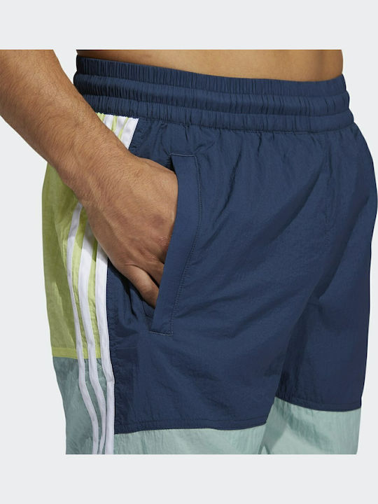 Woven Αθλητική Ανδρική Βερμούδα Hazy Green / Crew Navy