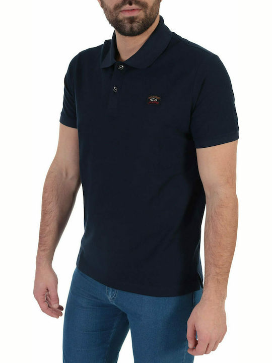 PAUL&SHARK POLO LOGO BLAU