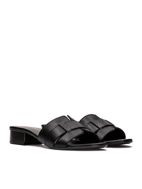 Leather Sandals Black
