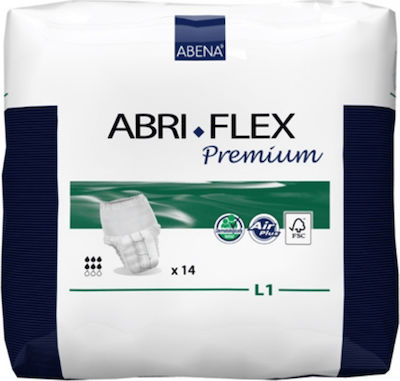 Abena Abri Flex Premium Incontinence Underwear 1 Large 14pcs