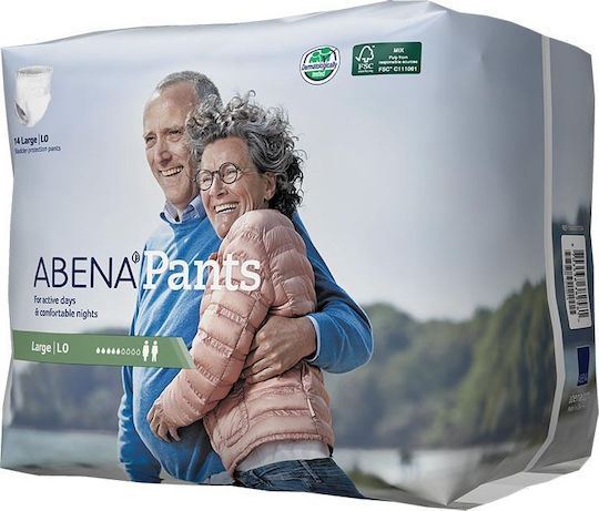 Abena Pants L0 Large Incontinence Underwear 14pcs