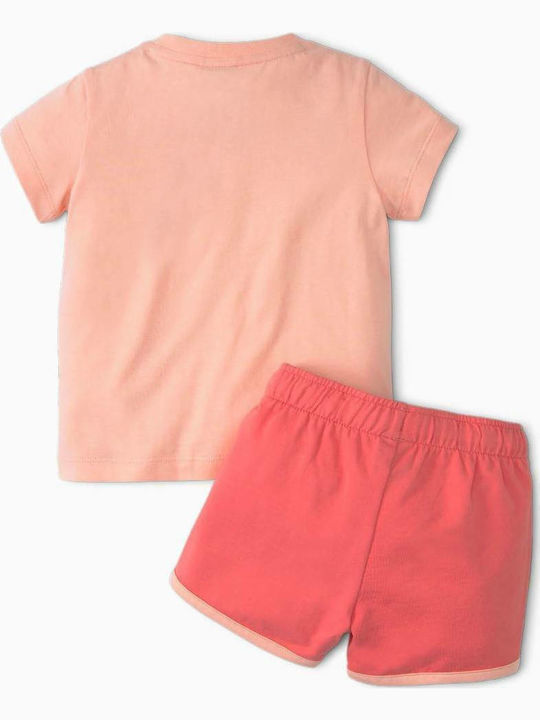 Puma Kinder Set mit Shorts Sommer 2Stück Rosa