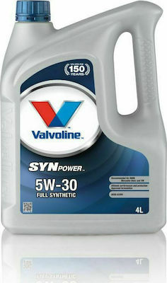 Valvoline Моторно масло за автомобили Synpower 5W-30 4лт