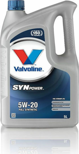 Valvoline Synpower FE Synthetic Car Oil 5W-20 5lt