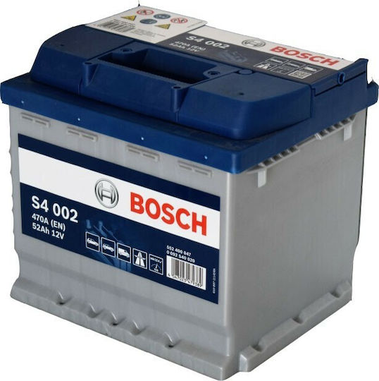 Bosch Batterie Auto S4002 mit Kapazität 52Ah und CCA 470A