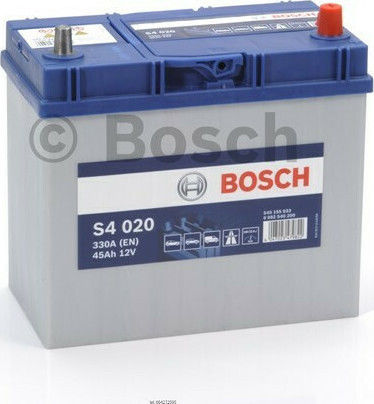 Bosch Car Battery S4020 with 45Ah Capacity and 330A CCA