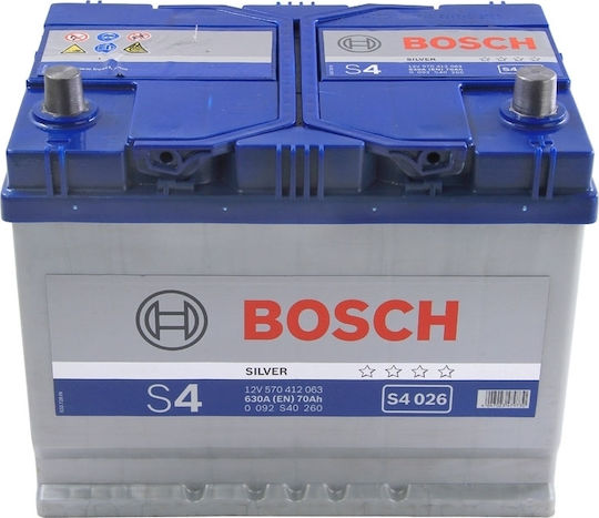Bosch Baterie Auto S4026 cu Capacitate 70Ah și CCA 630A