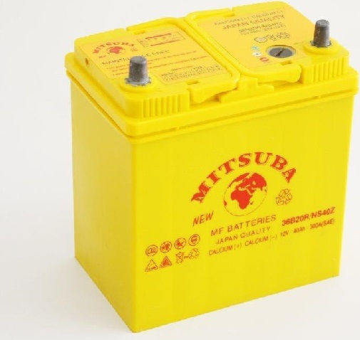 Mitsuba Baterie Auto NS-40ZL cu Capacitate 40Ah și CCA 300A