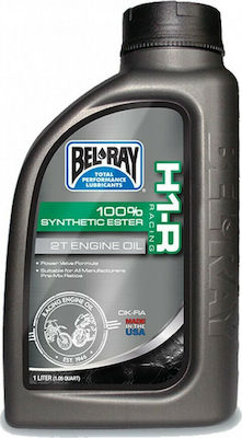 Bel-Ray H1-R Racing 2T Synthetic Motorcycle Oil for Two-Stroke Engines 1lt