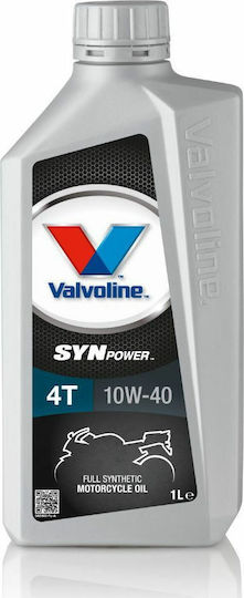Valvoline Synpower 4T 10W-40 Συνθετικό Λάδι Μοτοσυκλέτας για Τετράχρονους Κινητήρες 1lt