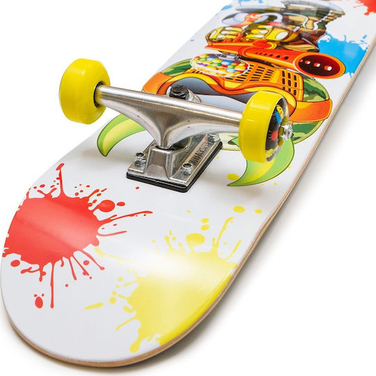 Speed Demons Skate Paintballer Complete Shortboard 7.5" Multicolour