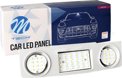 M-Tech Φώτα Καμπίνας Εμπρός VW Golf 48Led 2τμχ