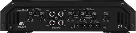 Esx Car Audio Amplifier SXE150.4 4 Channels (A/B Class)