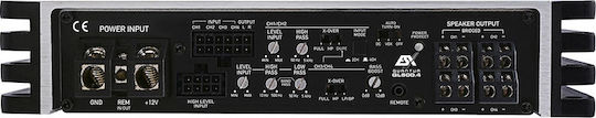 Esx Quantum QL 600.4 Ενισχυτής Αυτοκινήτου 4 Καναλιών (Κλάση D)
