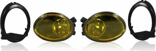 Rotund Faruri antipană Auto BMW Magazin online / Seria 5 cu Galben Iluminare 2buc