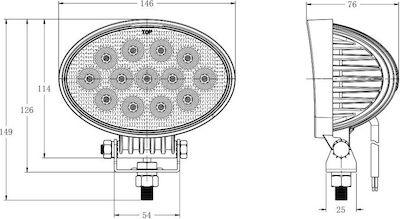 LED 10-30V 39W