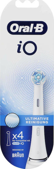 Oral-B iO Ultimate Clean Electric Toothbrush Replacement Heads White White 4pcs