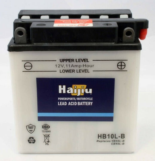 HaiJiu Deschis Baterie Motocicleta YB10L-B cu Capacitatea 11Ah