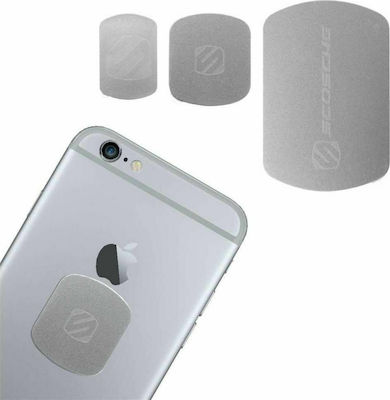 Scosche Mobile Phone Holder Car magicPLATE kit with Magnet Gray