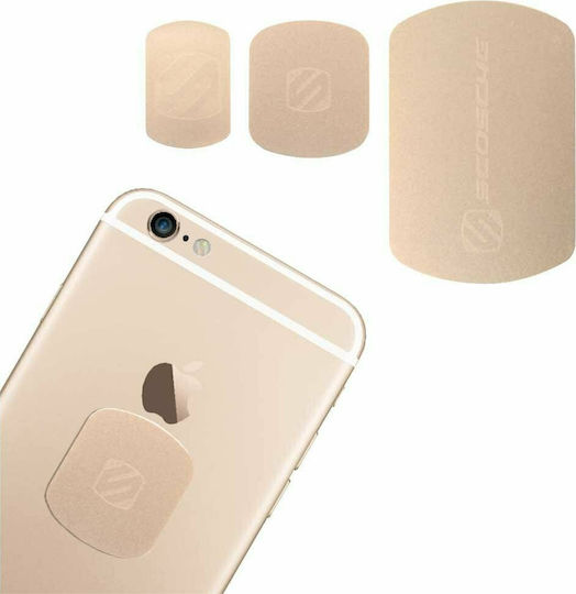 Scosche magicPLATE kit Suport Auto pentru Telefon cu magnet Aurie
