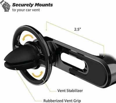 Scosche Βάση Κινητού Αυτοκινήτου MagicMount Charge FreeFlow Vent με Μαγνήτη