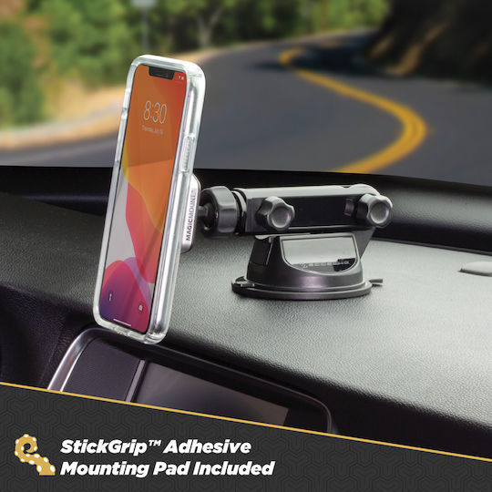 Scosche MagicMount Pro Extendo Suport Auto pentru Telefon cu magnet Neagră