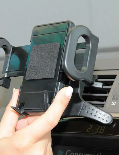 Cartech Βάση Κινητού Αυτοκινήτου Air Vent Phone Holder με Ρυθμιζόμενα Άγκιστρα