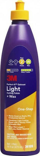 3M Perfect-It Light Cutting Polish & Wax Γυαλιστική Αλοιφή Ψιλή με Κερί 473ml 473ml