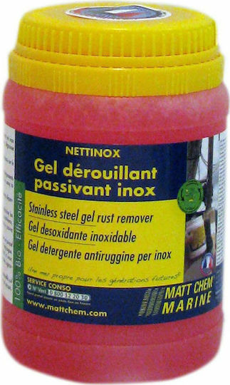 Nettinox Matt Chem Gel Καθαρισμού και Γυαλίσματος Μετάλλων 300gr