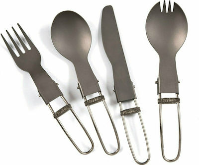 Polo Cutlery for Camping Folding Titanium Fork