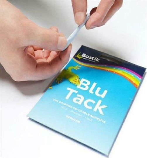 Bostik Κόλλα Αυτοκόλλητο Blue Tack Μικρό 50gr για Χαρτί 50gr