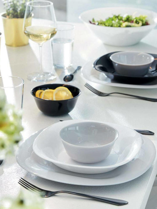 Luminarc Carine Porcelain Salad Bowl White 27x27cm